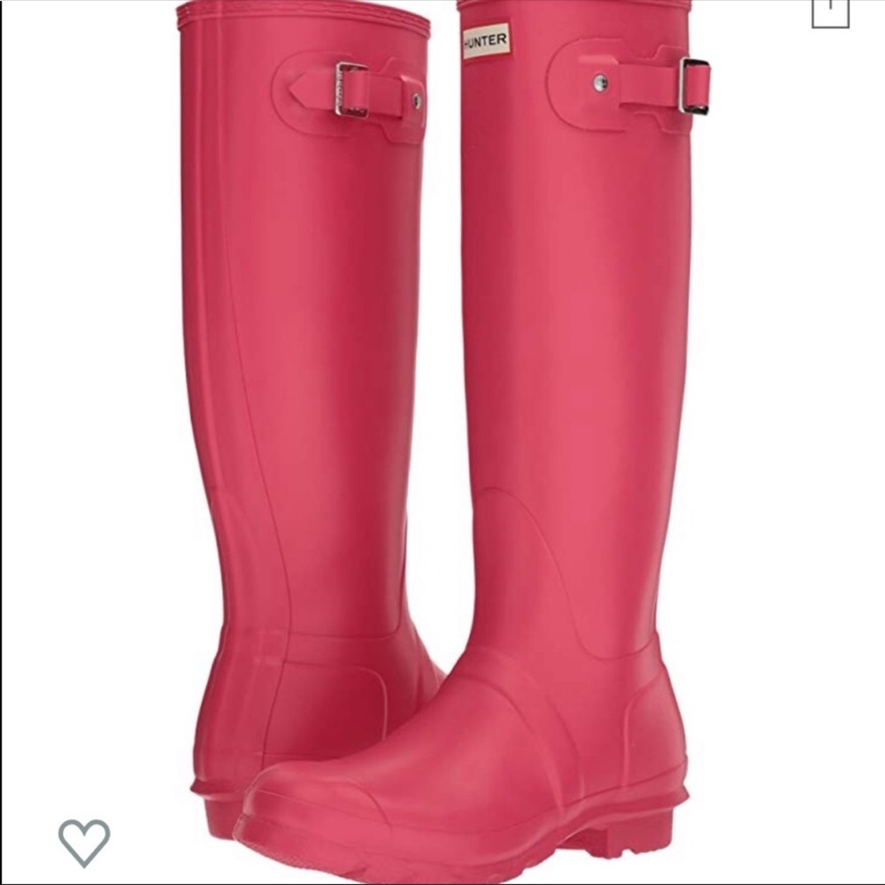 Pink Hunter Boots Size 8 🔥Make an offer
